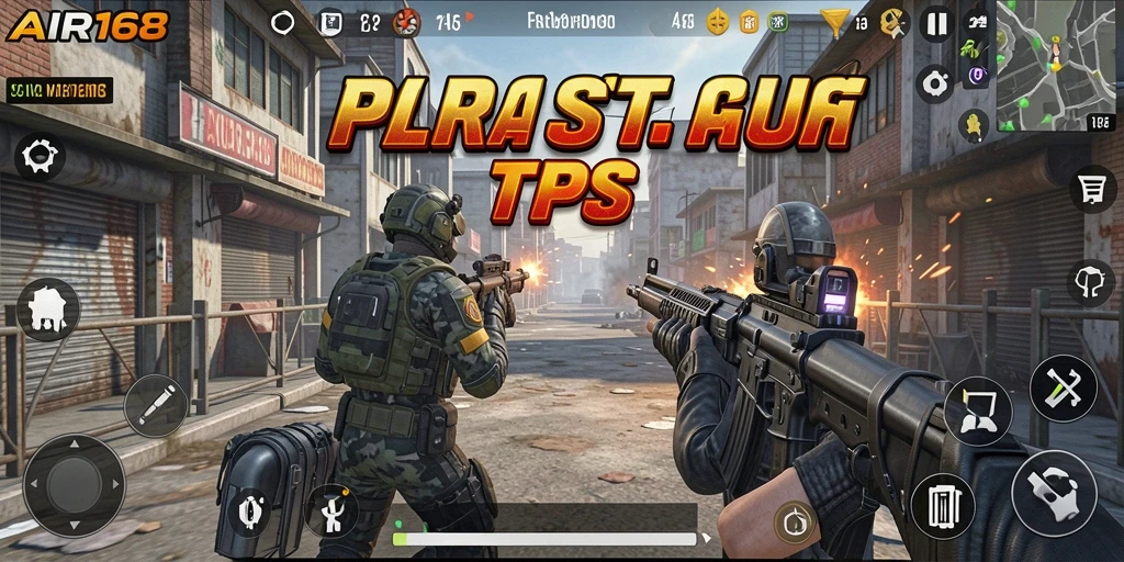 Tampilan gameplay intens yang menunjukkan aksi pertempuran dalam AIR168.