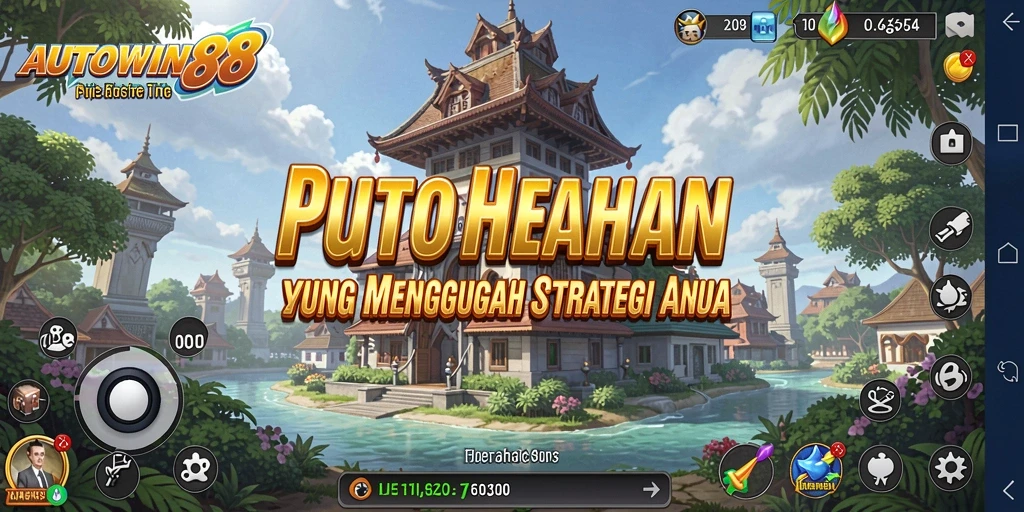 Gameplay seru dari AUTOWIN88 dalam suasana Tower Defense.