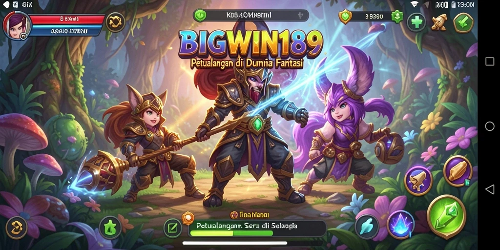 Tangkapan layar menampilkan gameplay menakjubkan dari BIGWIN189.