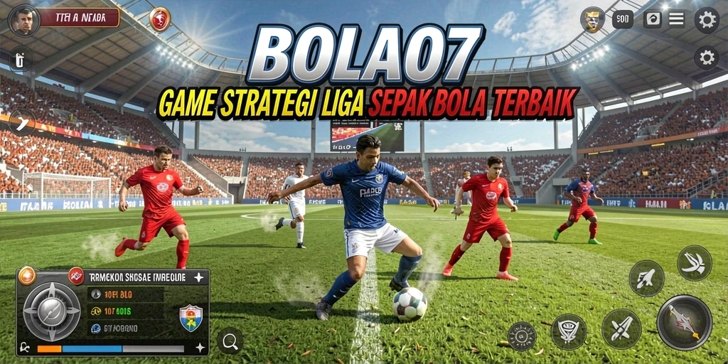 Tampilan menarik dari gameplay SLG BOLA07.