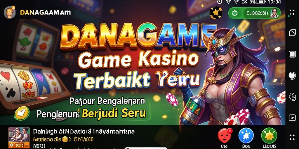 Tampilan gameplay Kasino yang menarik dan mendebarkan di DANAGAME.