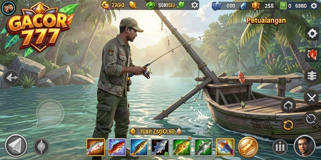 Gameplay GACOR777 yang menarik saat menangkap ikan.