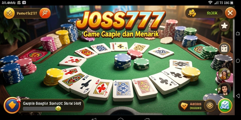Tampilan gameplay seru di JOSS777 yang membuat ketagihan.