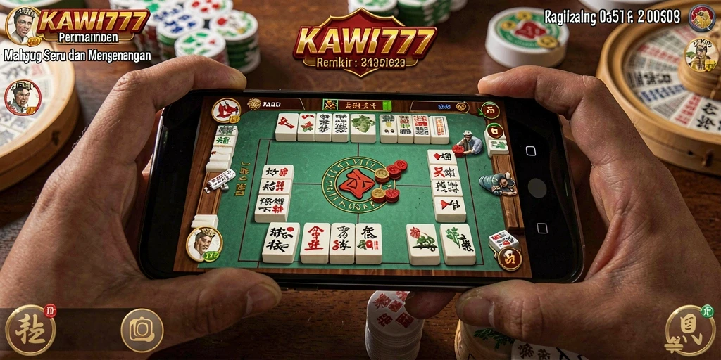 Tampilan gameplay KAWI777 dengan keterampilan Mahjong yang menantang.