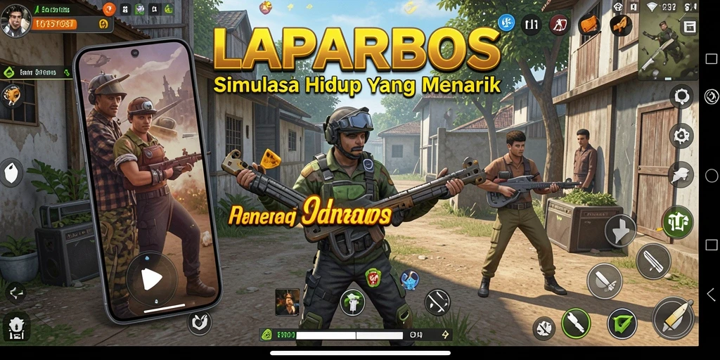 Gameplay LAPARBOS yang mendebarkan di dunia simulasi.