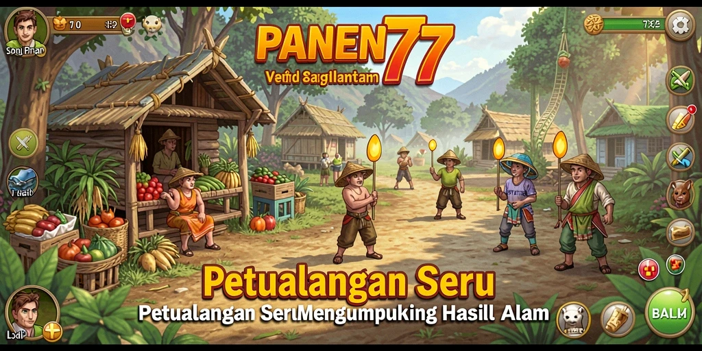 Gameplay seru di PANEN77 dengan grafis menarik dan tantangan petualangan.