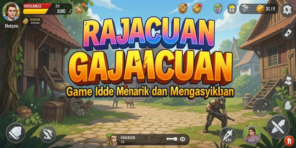 Tangkapan layar gameplay RAJACUAN yang menunjukkan keseruan permainan Idle.