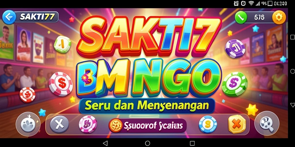 Gameplay seru SAKTI77 dengan berbagai pilihan Bingo.