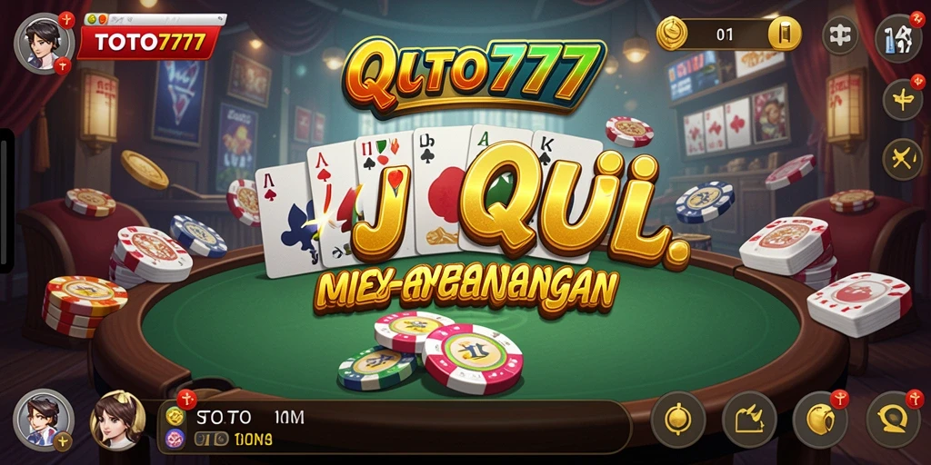 Tampilan menarik gameplay QiuQiu di TOTO777.