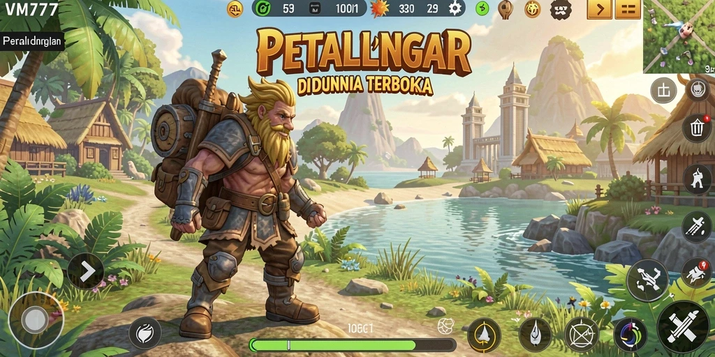 Tangkap momen seru dalam petualangan Open World VM777.